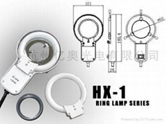 stereo microscope fluorescent ring light