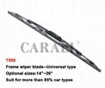 Frame wiper blade