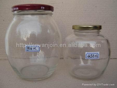 Round Shape Glass Jar 