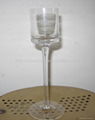 Clear Glass Candleholder  1