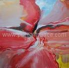 Abstract paintings directly from pure art space