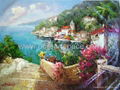 Mediterrranean oil paintings seascape oil paintings 3