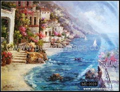 knife oil paintings landscape oil paintings seascape oil paintings