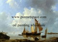 Boat oil painting,boat paintings