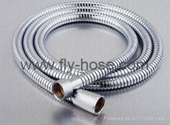 Brass double lock chormed shower hose