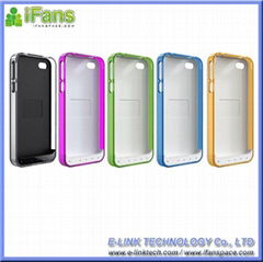 External Rechargeable Battery Case for iPhone 4 4S