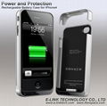External Backup Battery Charger Case for Apple iPhone4 4s 1