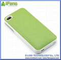 iFans Power Pack boost case leather flip case for iPhone4s