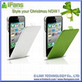 iFans leather charger case for iPhone 4