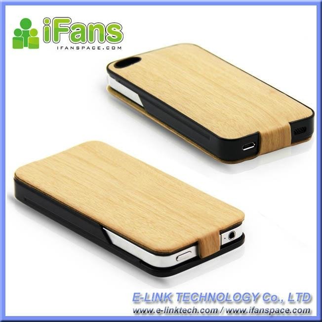 iFans leather charger case for iPhone 4 4S 5