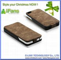 For Apple iPhone 4/4S Leather Power Pack 1