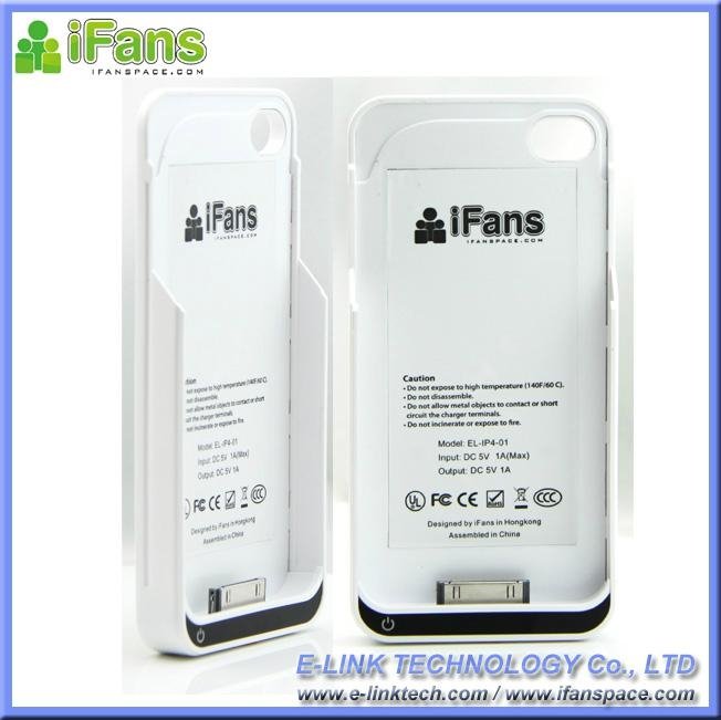 For Apple iPhone 4 4s External Backup  Battery Charger 5