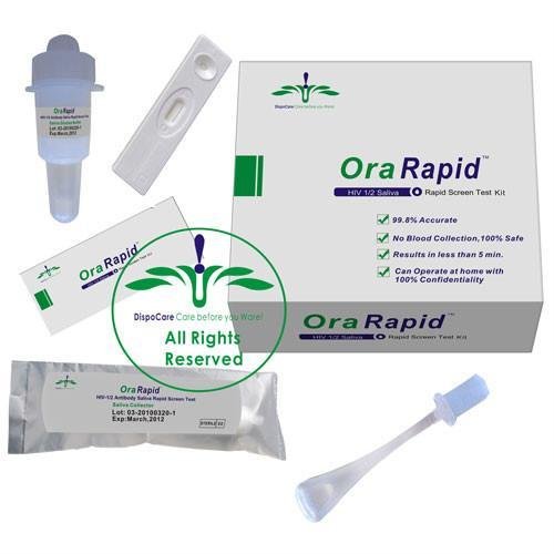OraRapid HIV-1/2 Rapid Saliva Screen Test Kit