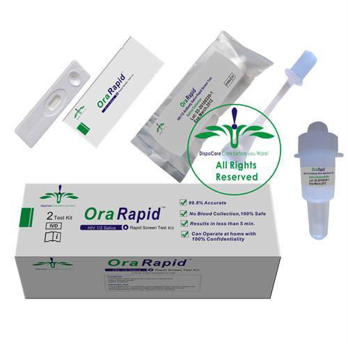 OraRapid HIV-1/2 Rapid Saliva Screen Test Kit 2