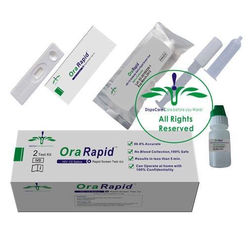 OraRapid HIV-1/2 Rapid Saliva Screen Test Kit 4