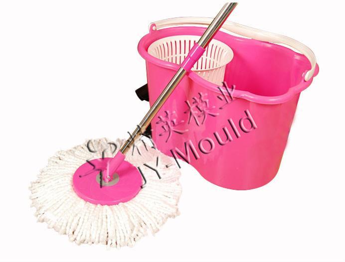 好神拖杆模具，plastic magic mop mould 3