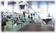 Parallel twin screw extruder