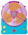 9" Solar Rechargeable Fan 2