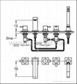 JUEGO PARA BANERA HIDROMASAJE,M055BB5 2