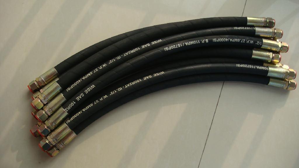 steel wire braided hydraulic hose,steel wire spiral hydraulic hose 4