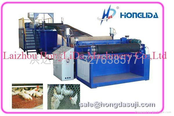 plastic flat net  machinery 2