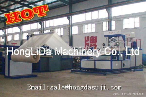 PE air bubble film making machine 3