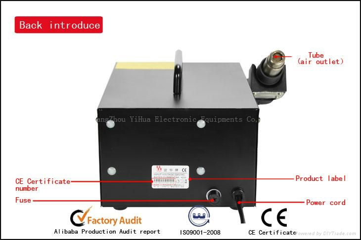 YH-852D+ (Brushless Fan) smd rework station 4