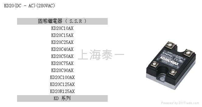 凱優特固態繼電器SSR