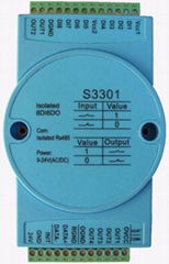 Isolated dry/wet contact inputs and open-collector outputs(S3301)