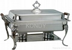 Oblong chafing dish