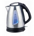 1.7L stainless steel cordless kettle