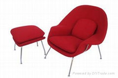 Hotel/Living Room Furniture Knoll Red Womb Chair