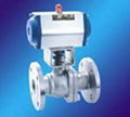 Pneumatic Valve With Flange