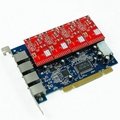 Asterisk Card PCI Card 4 prots ZA4P 1
