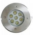 7*1W LED underground lights