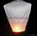 Metal free sky lantern