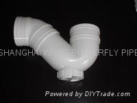 Plastic pipe and fitting