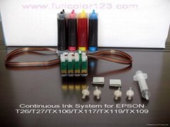 CISS  WITH INK FOR T26/T27/TX106/TX117/TX119/TX109