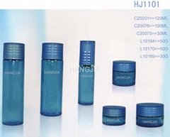 HJ1101   glass cream and lotion jar / bottle