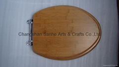 19 inches bamboo toilet seat