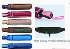 3 fold auto open and close umbrella