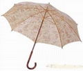 wooden auto open umbrella 4