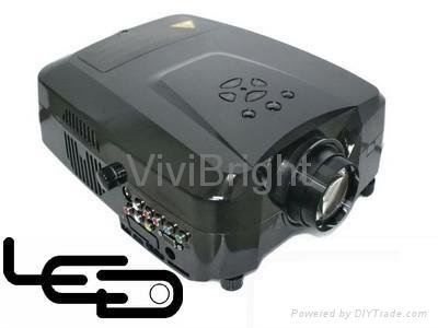 VIVIBRIGHT HD LED Projector is 1600lumens