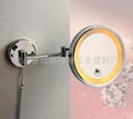 The LED lights sided beauty make-up mirror 1