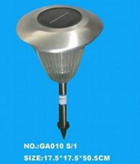 solar stainless steel light