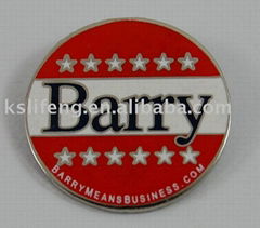 soft enamel badge