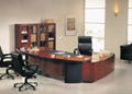 modern wood office executive desk