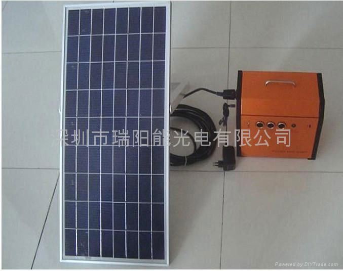 供應10w太陽能小系統可移動電源