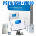  CID LCD touch keypad GSM Alarm Systems with SETUP menu  KI-G40W 2