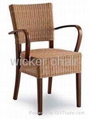 Alu. wicker chair